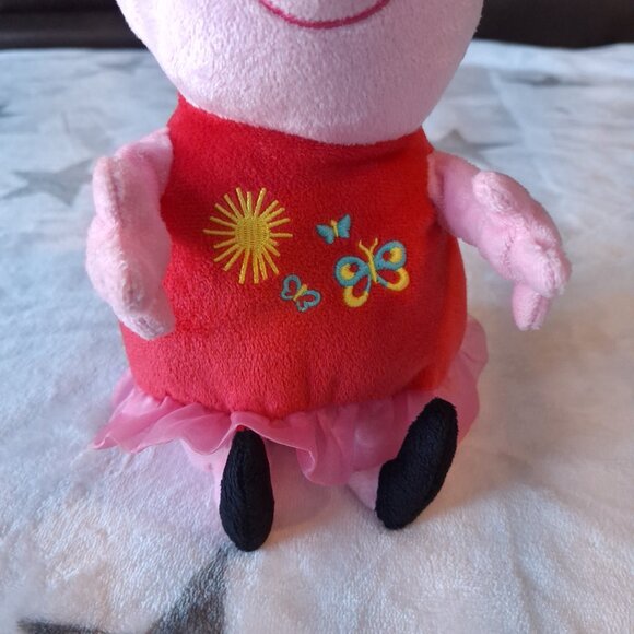 Peppa Pig Great Day for Giggles Peppa Plush with Sound Baby and Toddler Works - Picture 3 of 12